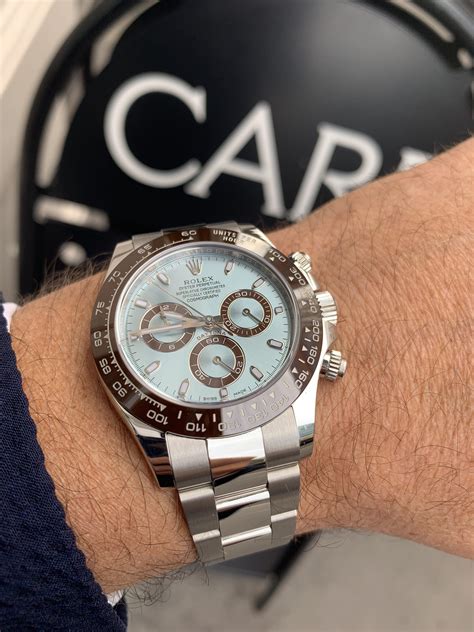 rolex daytona platin eisblau|rolex ice blue dial.